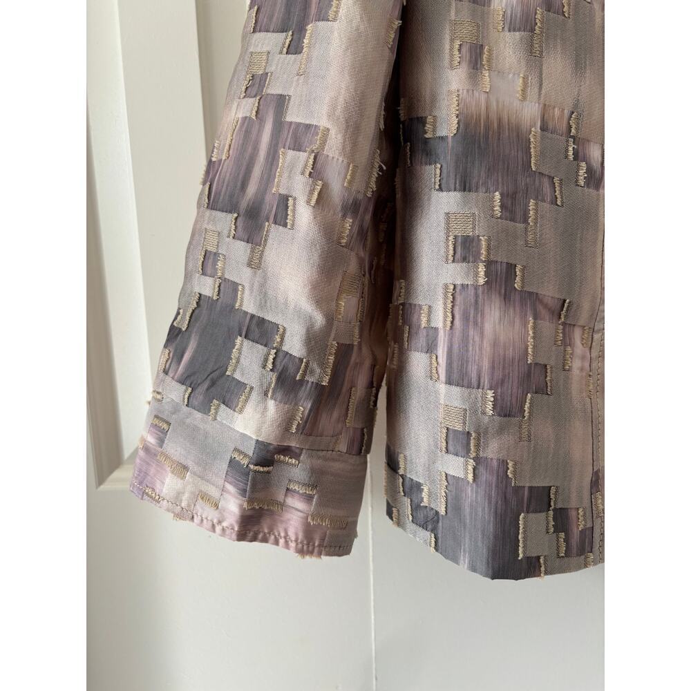 Chico's Women's Size 2 Patterned Jacket - Picture 8 of 9